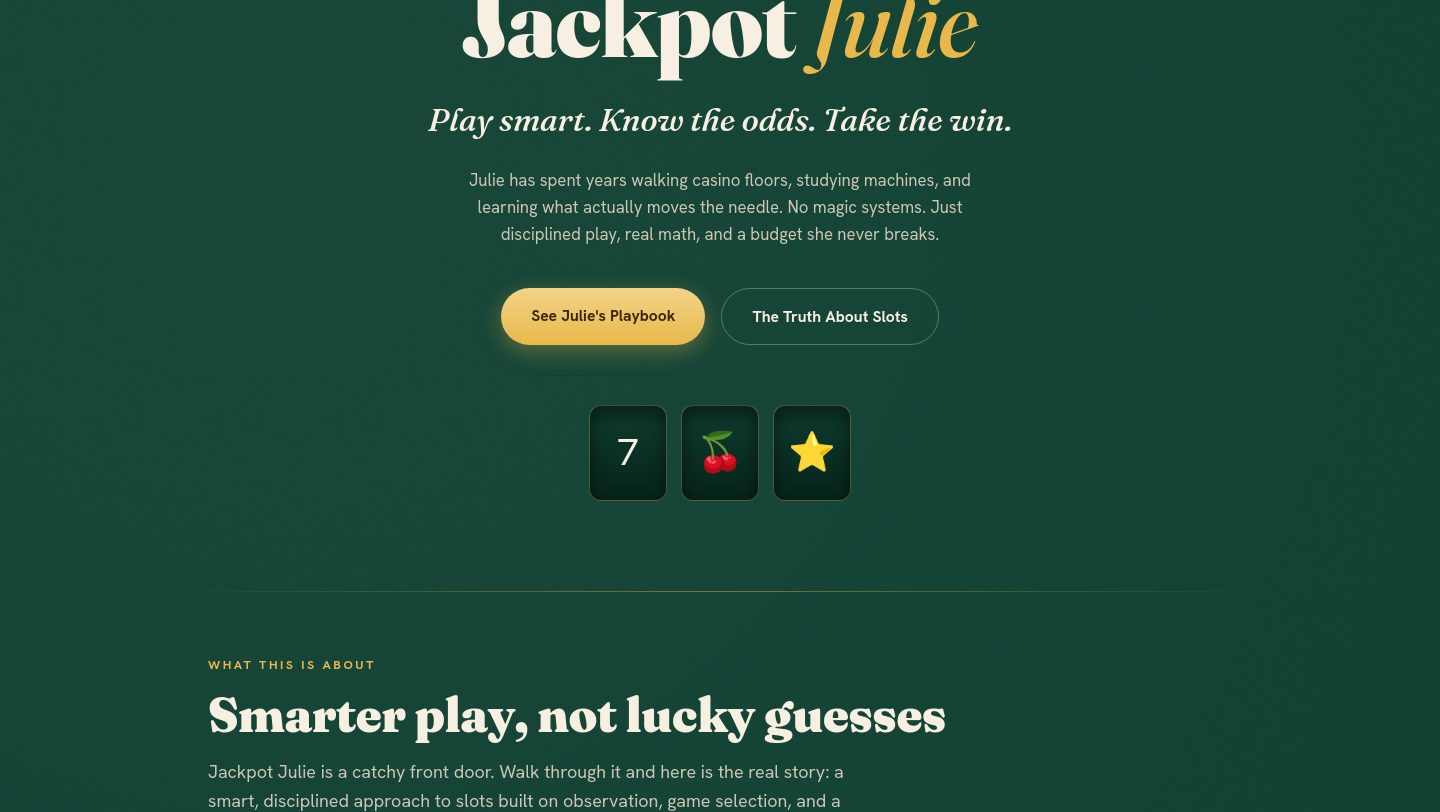 Jackpot Julie - jackpotjulie.com